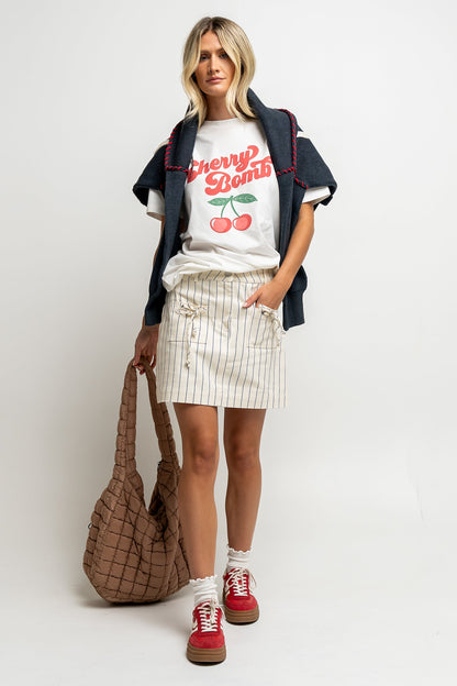 Baylor Striped Mini Skirt - FINAL SALE