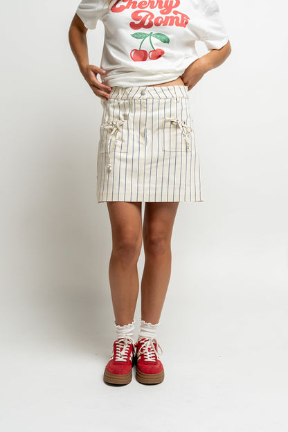 Baylor Striped Mini Skirt - FINAL SALE