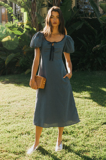 Elle Gingham Midi Dress - FINAL SALE
