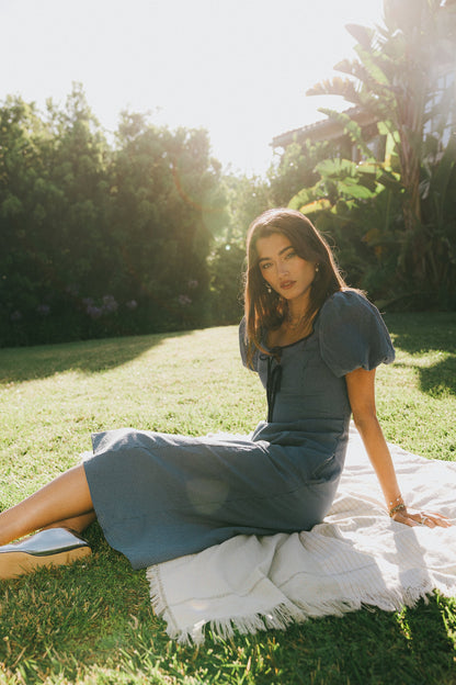 Elle Gingham Midi Dress - FINAL SALE