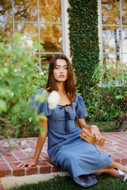 Elle Gingham Midi Dress - FINAL SALE