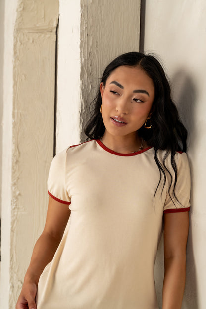 Goldie Contrast Tee - FINAL SALE