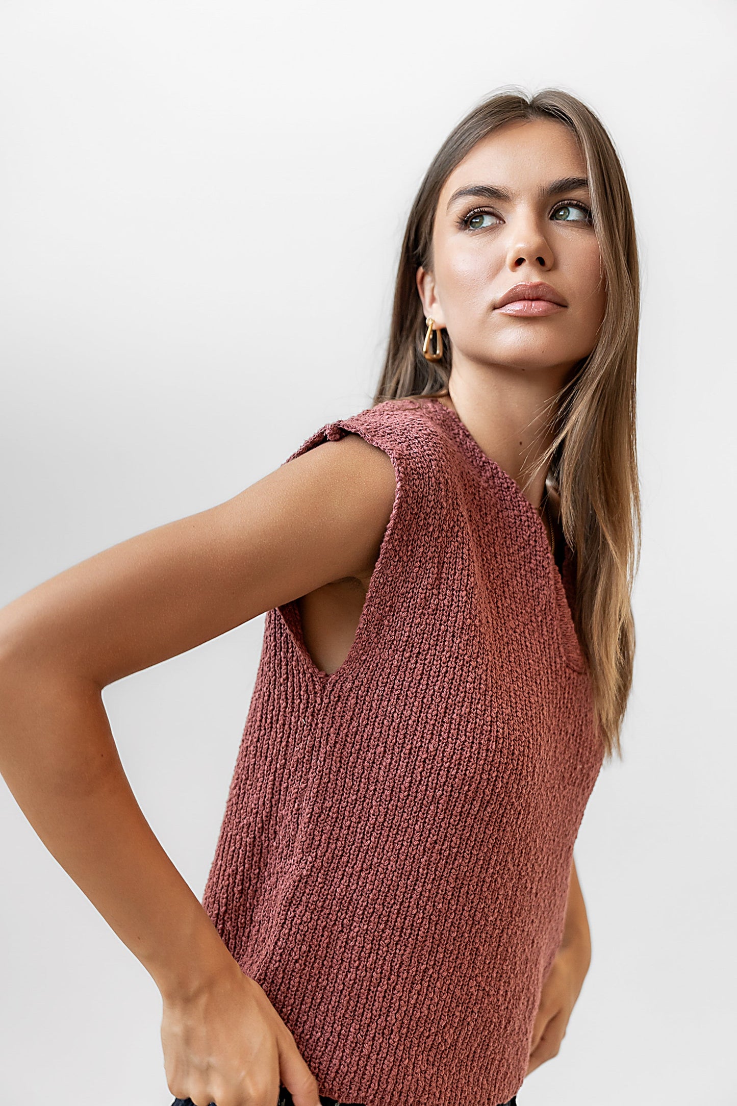Aylin Sweater in Marsala - FINAL SALE