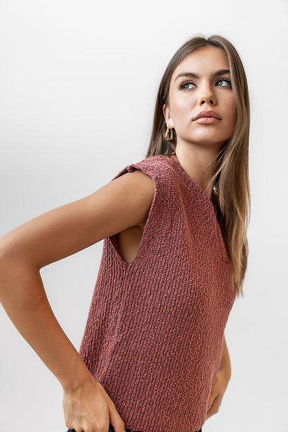 Aylin Sweater in Marsala - FINAL SALE