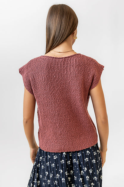 Aylin Sweater in Marsala - FINAL SALE