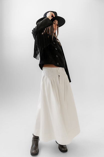 Eddie Denim Maxi Skirt - FINAL SALE