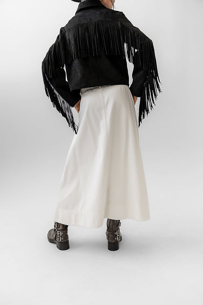 Eddie Denim Maxi Skirt - FINAL SALE