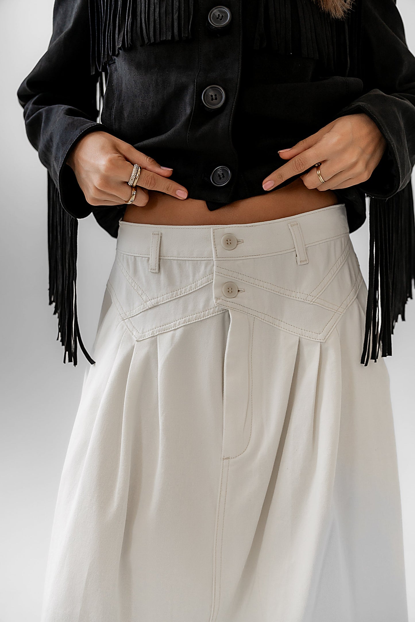 Eddie Denim Maxi Skirt - FINAL SALE