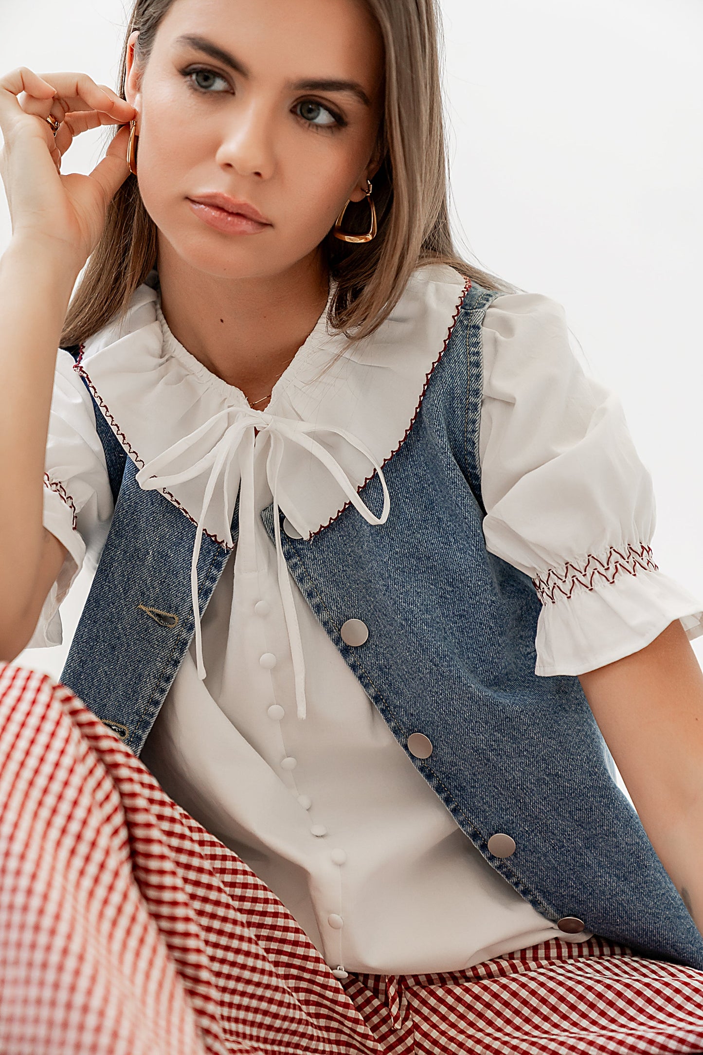 Gemma Collared Blouse - FINAL SALE
