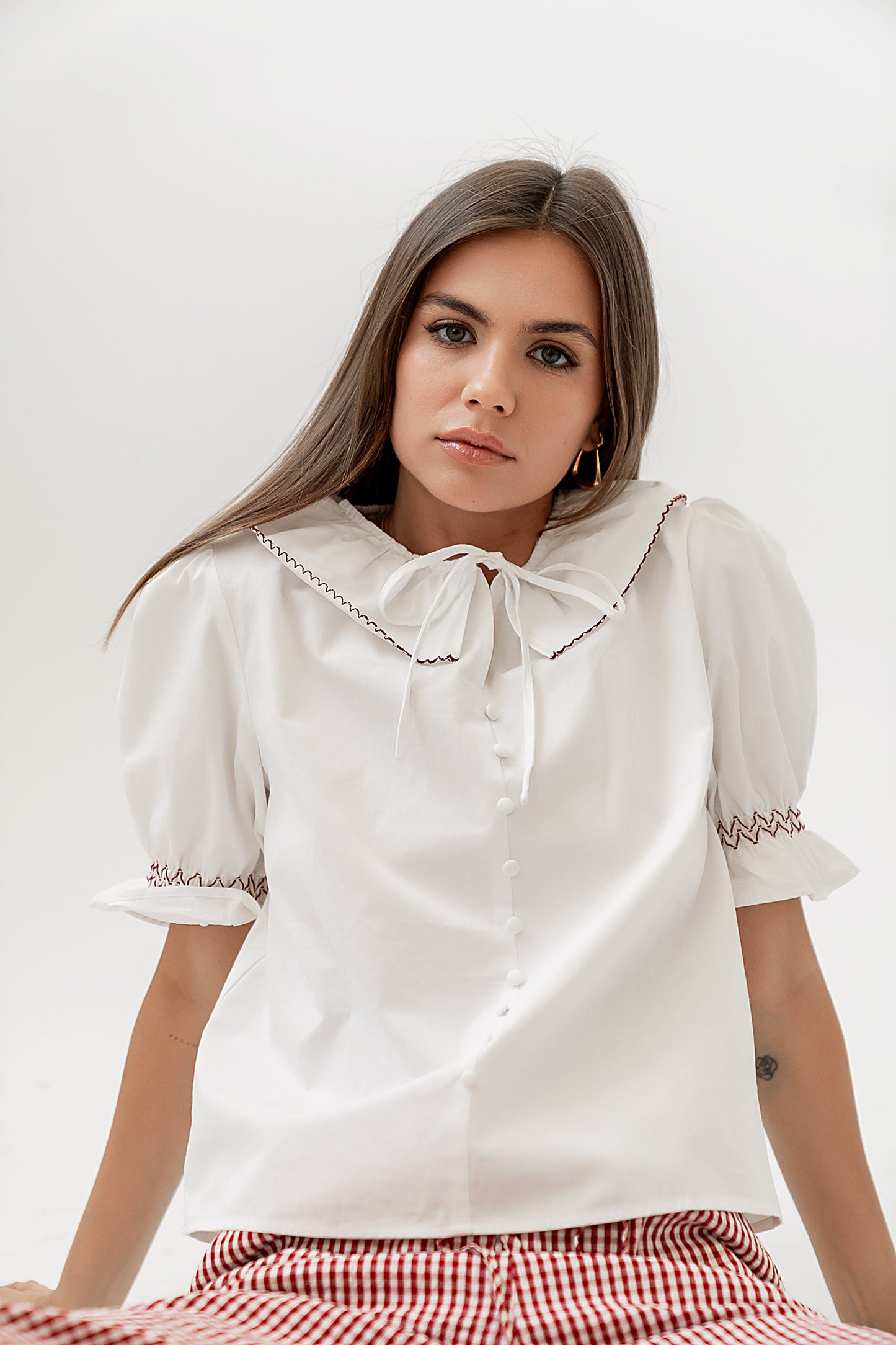 Gemma Collared Blouse - FINAL SALE