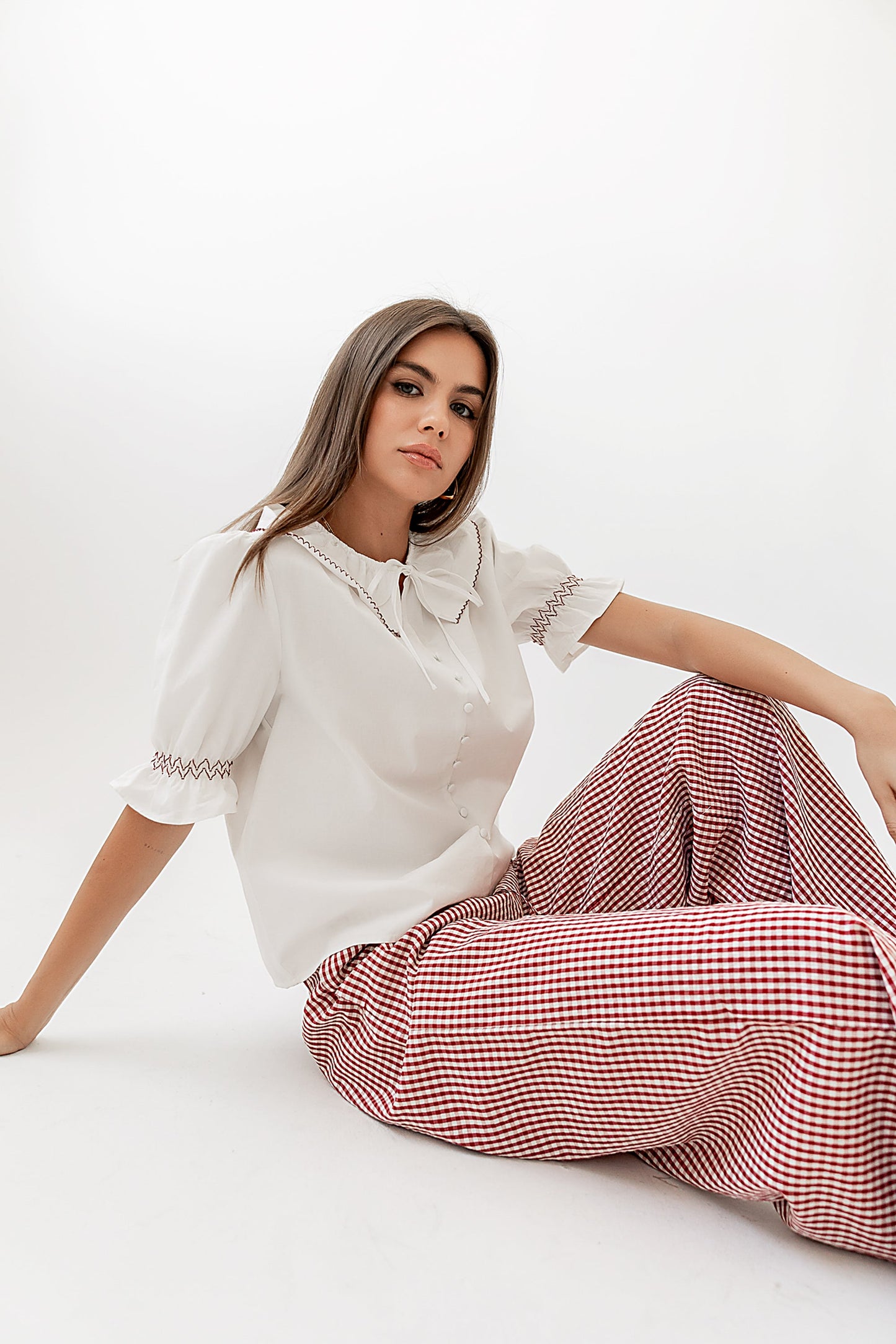 Gemma Collared Blouse - FINAL SALE