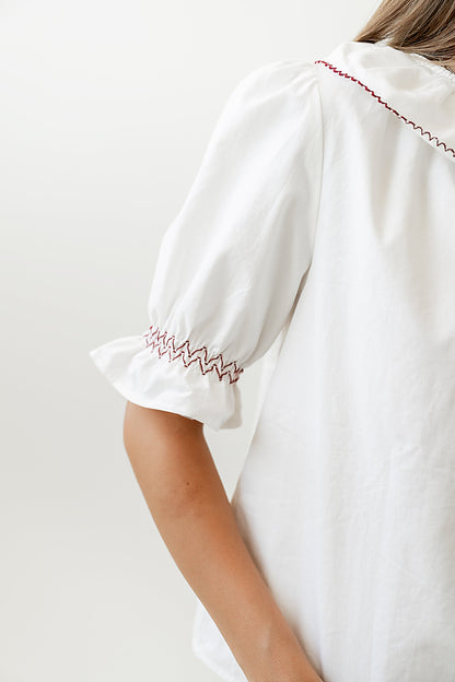 Gemma Collared Blouse - FINAL SALE