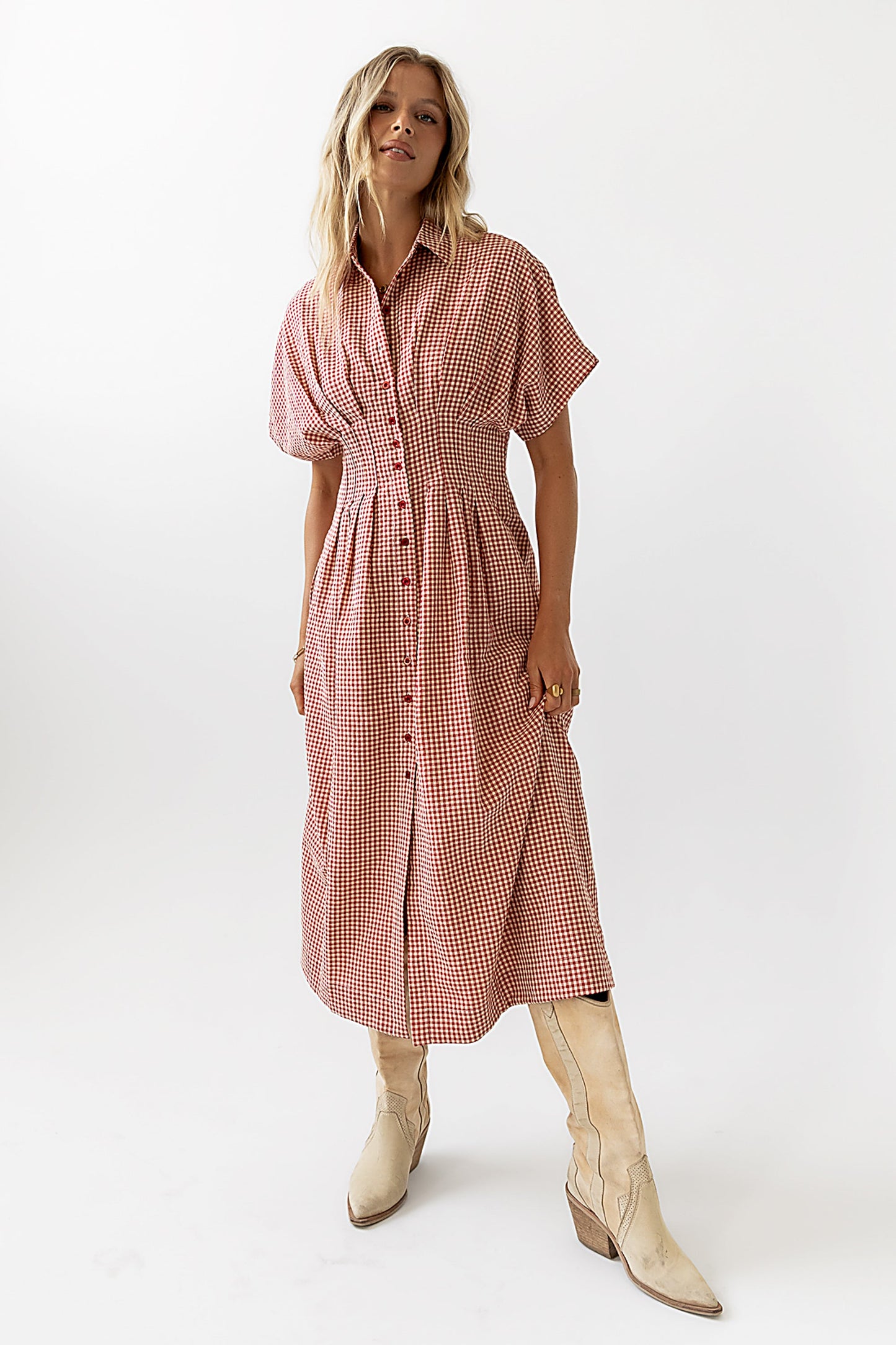 Collins Maxi Dress in Red