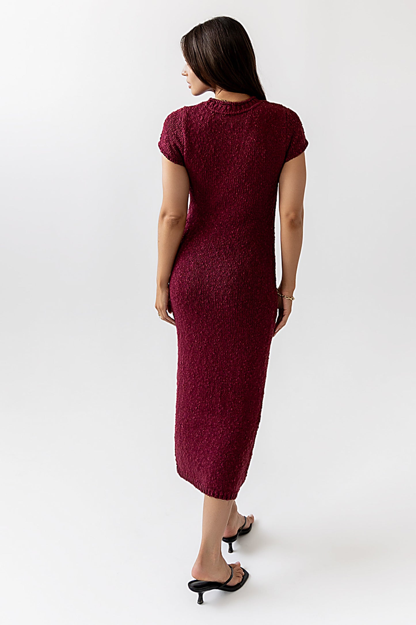Hadley Knit Maxi Dress in Plum - FINAL SALE