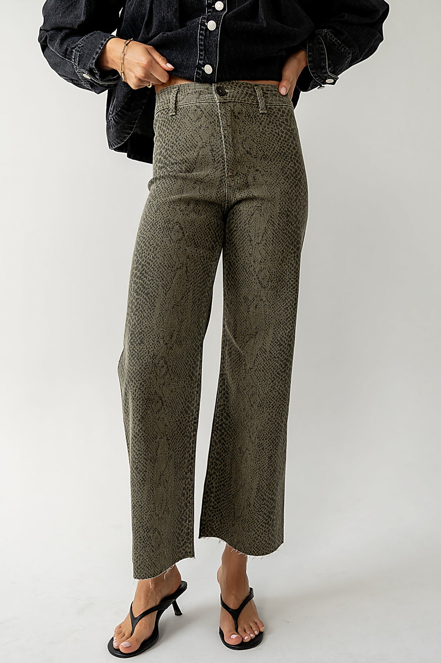 Gia Snake Print Pants - FINAL SALE