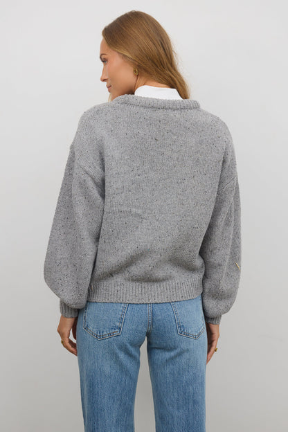 Fern Relaxed Sweater in Grey - FINAL SALE