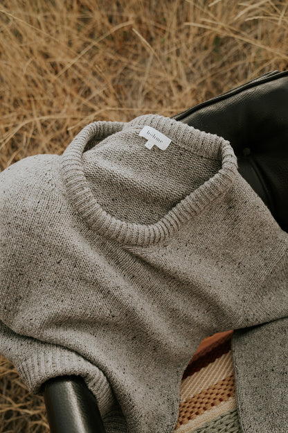 Fern Relaxed Sweater in Grey - FINAL SALE