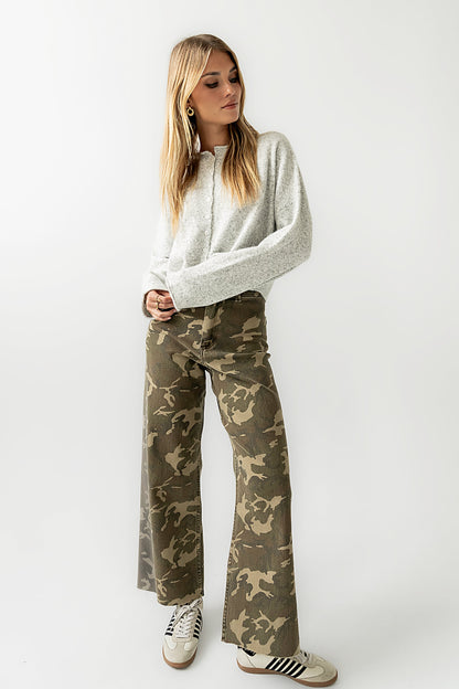 Atlas Camo Wide-Leg Jeans - FINAL SALE