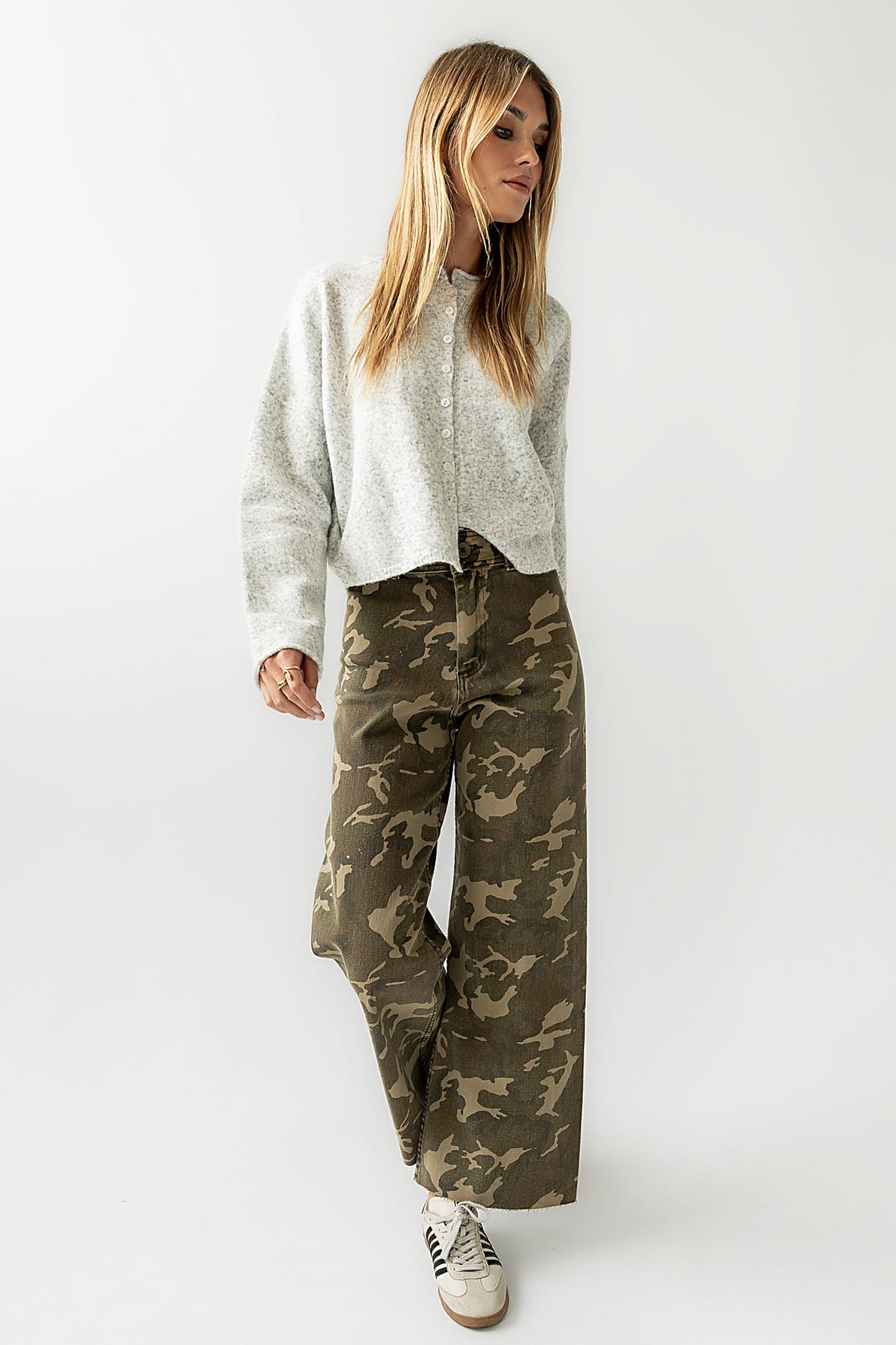 Atlas Camo Wide-Leg Jeans - FINAL SALE