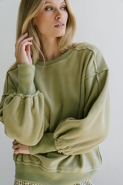 Belle Fleece Pullover Sweater