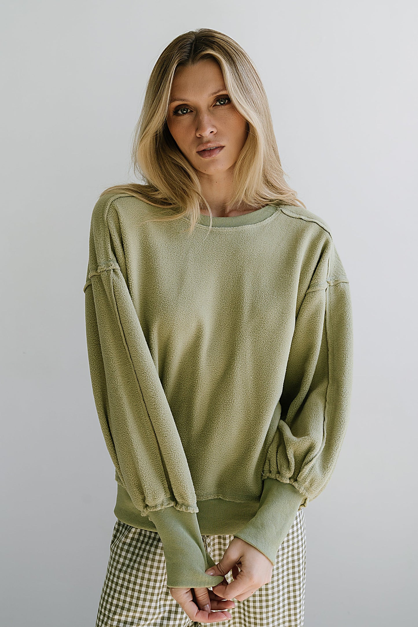Belle Fleece Pullover Sweater