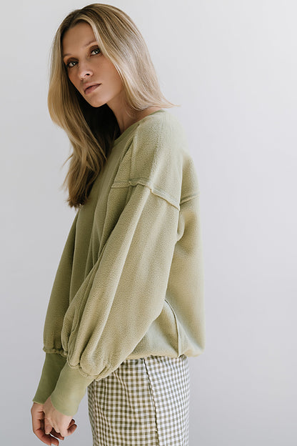 Belle Fleece Pullover Sweater