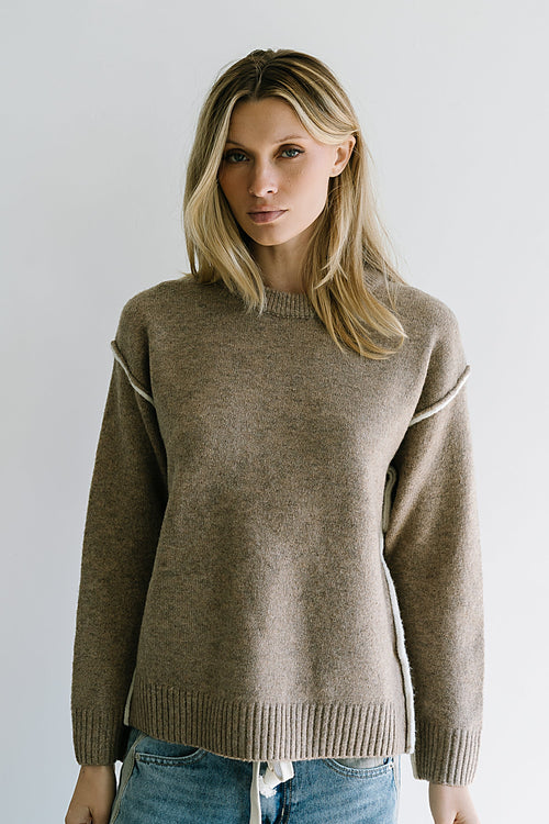 Brea Contrast Sweater - FINAL SALE
