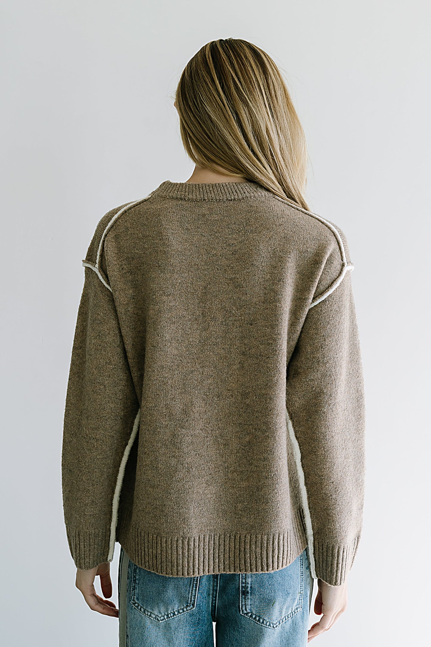 Brea Contrast Sweater - FINAL SALE