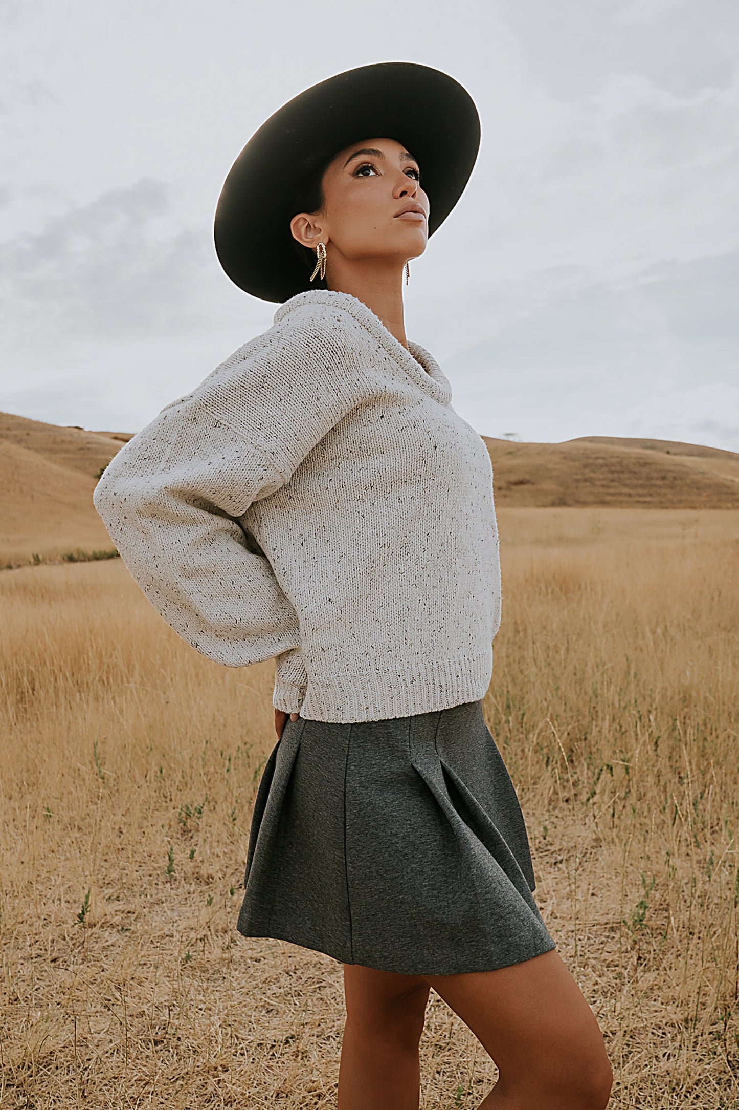 Fern Relaxed Sweater in Ivory