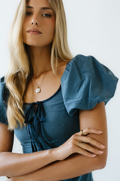 Elle Gingham Midi Dress - FINAL SALE
