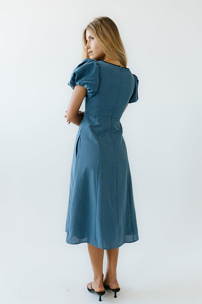 Elle Gingham Midi Dress - FINAL SALE
