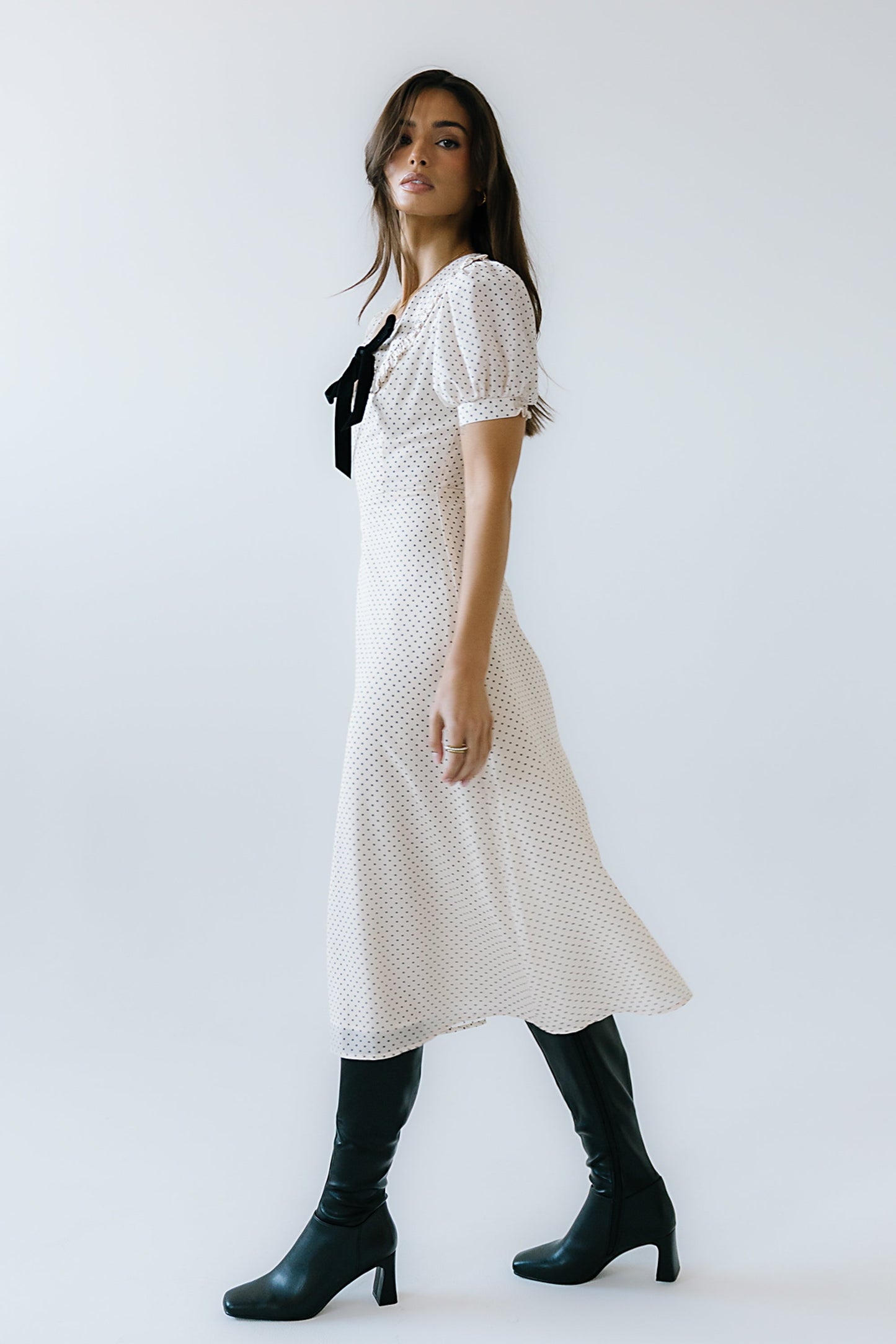 Chloe Polka Dot Midi Dress - FINAL SALE