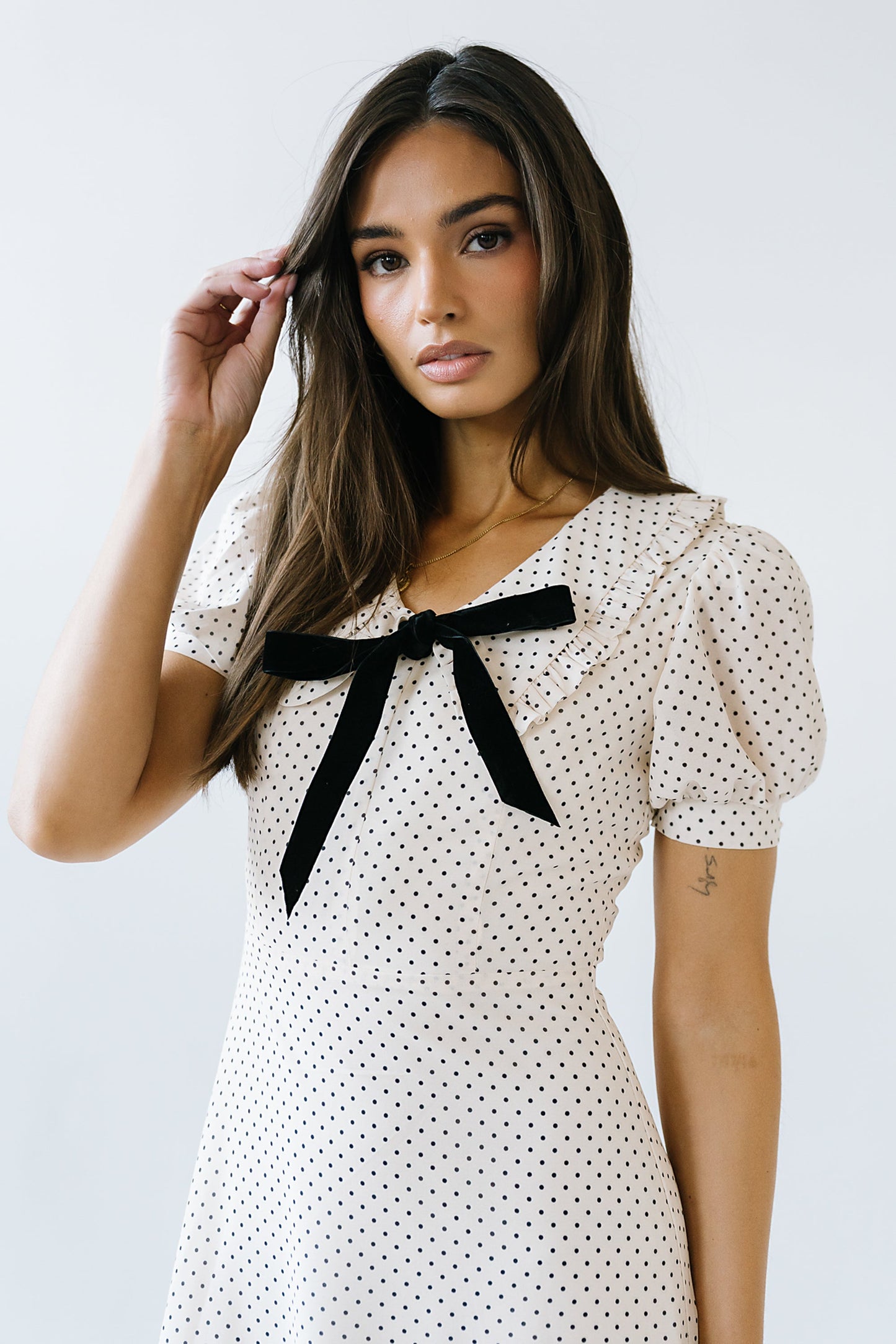 Chloe Polka Dot Midi Dress - FINAL SALE
