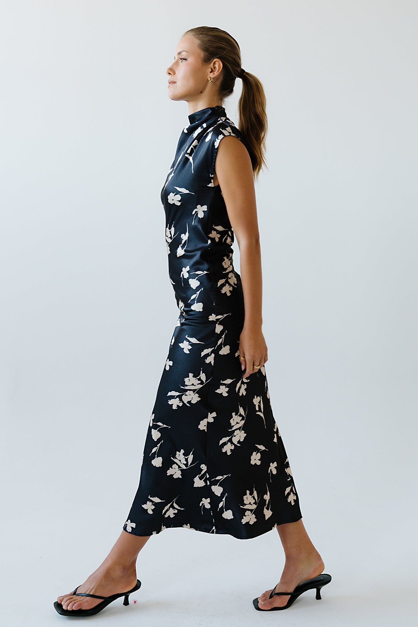Carson Floral Maxi Dress in Black - FINAL SALE