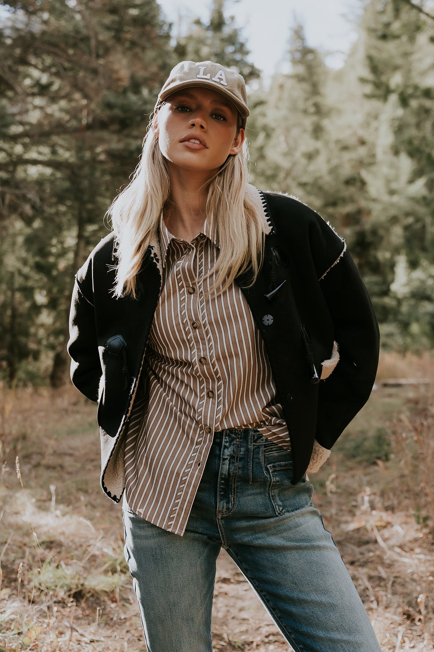 Ginny Striped Button Up - FINAL SALE