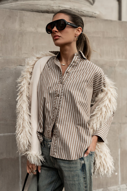 Ginny Striped Button Up - FINAL SALE