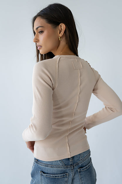 Cameron Top in Beige