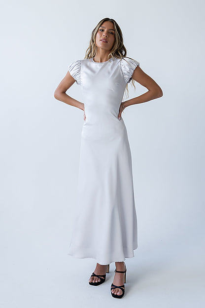Ellianna Maxi Dress in Silver