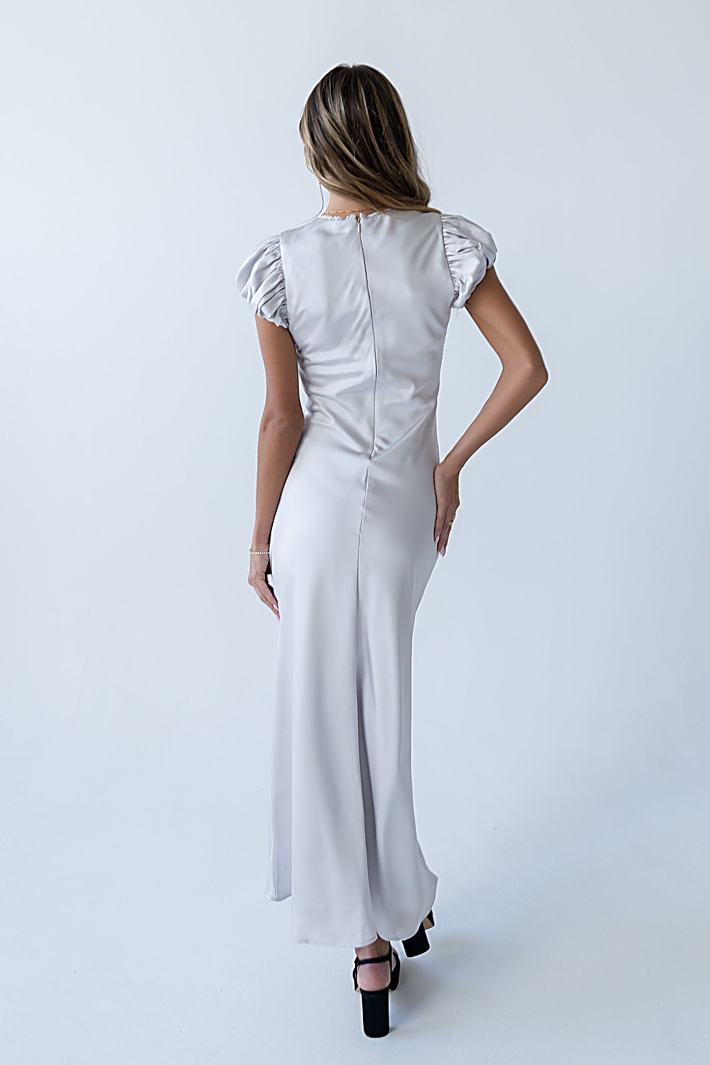 Ellianna Maxi Dress in Silver