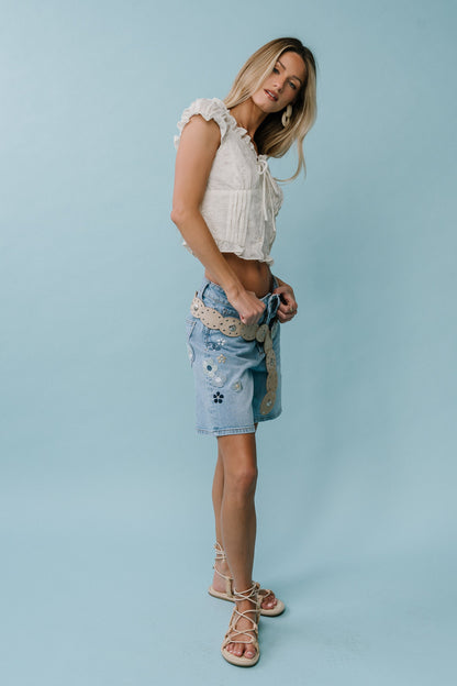 Franko Embroidered Shorts