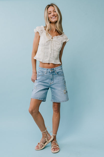 Franko Embroidered Shorts
