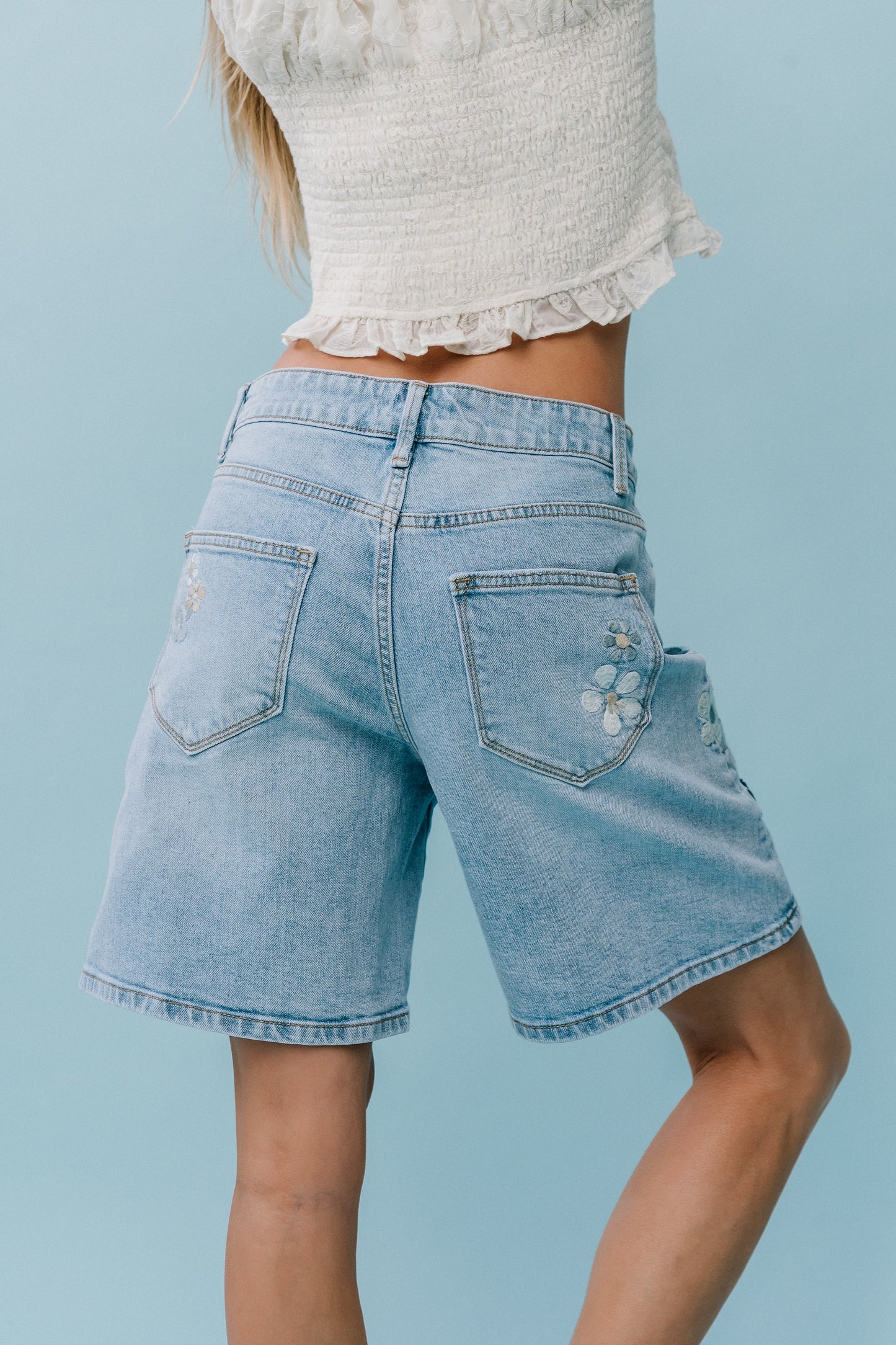 Franko Embroidered Shorts