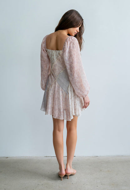 Bree Patchwork Mini Dress