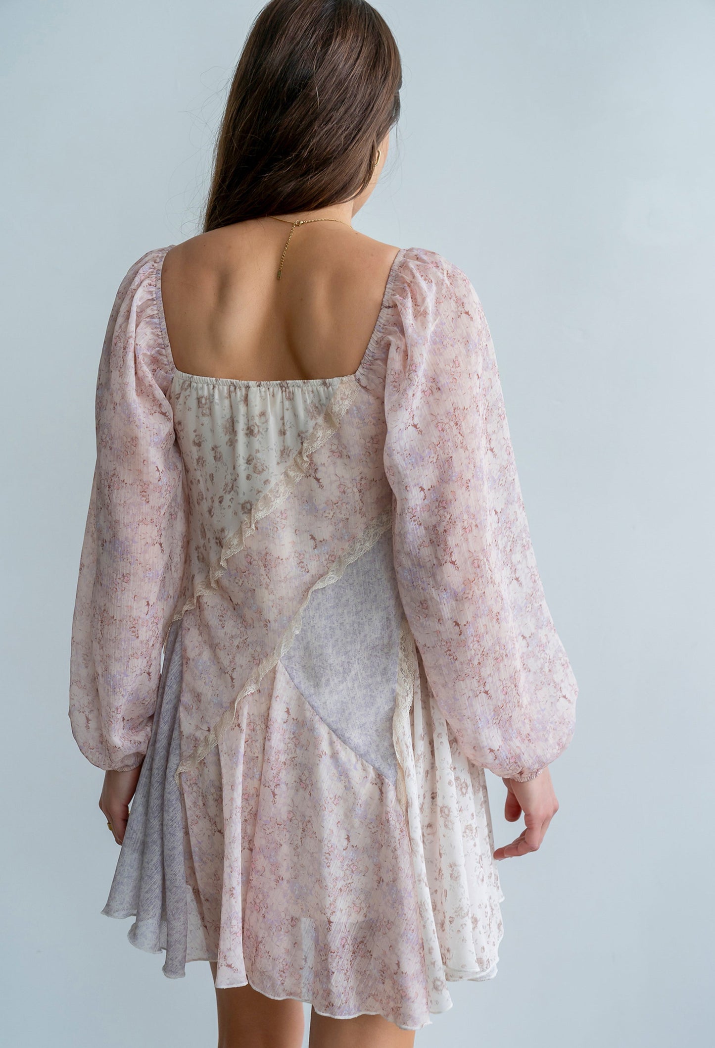 Bree Patchwork Mini Dress