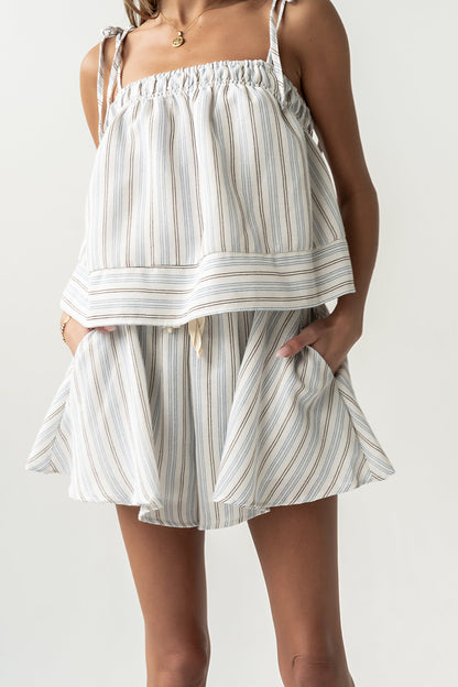 Harlie Striped Shorts