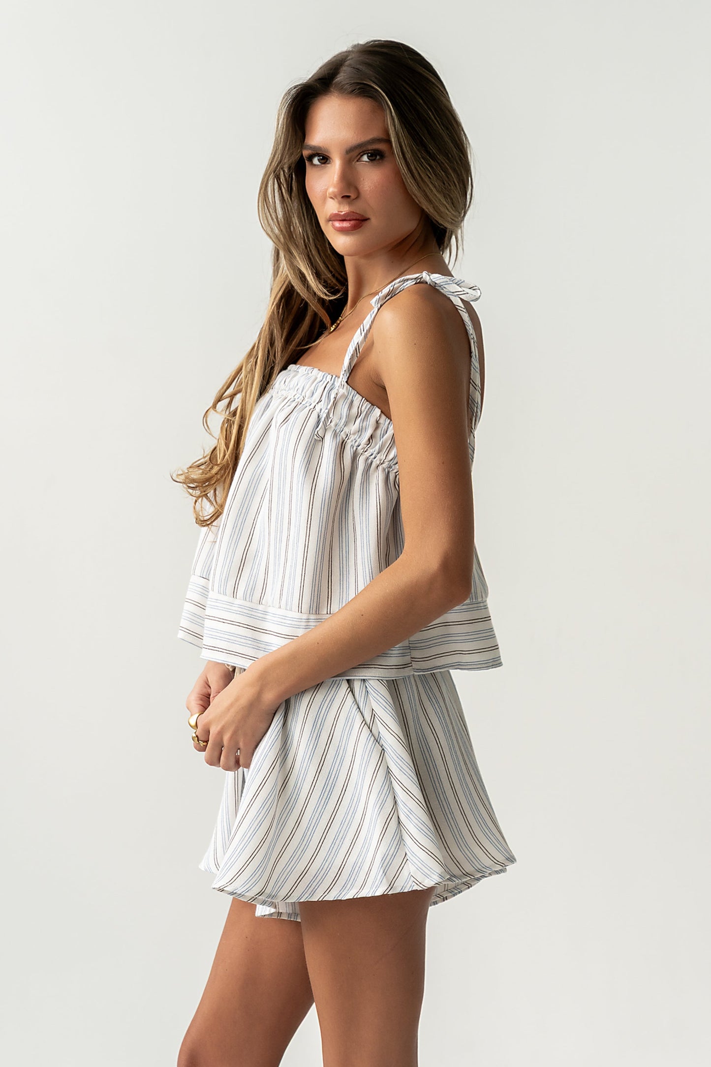 Harlie Striped Shorts