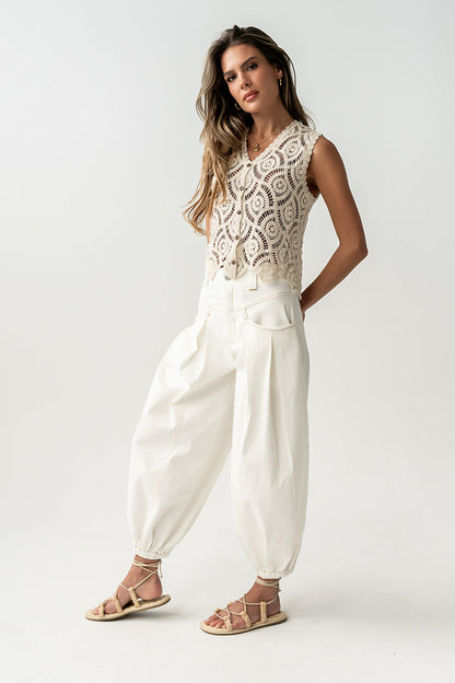 Correy Pants in Off White