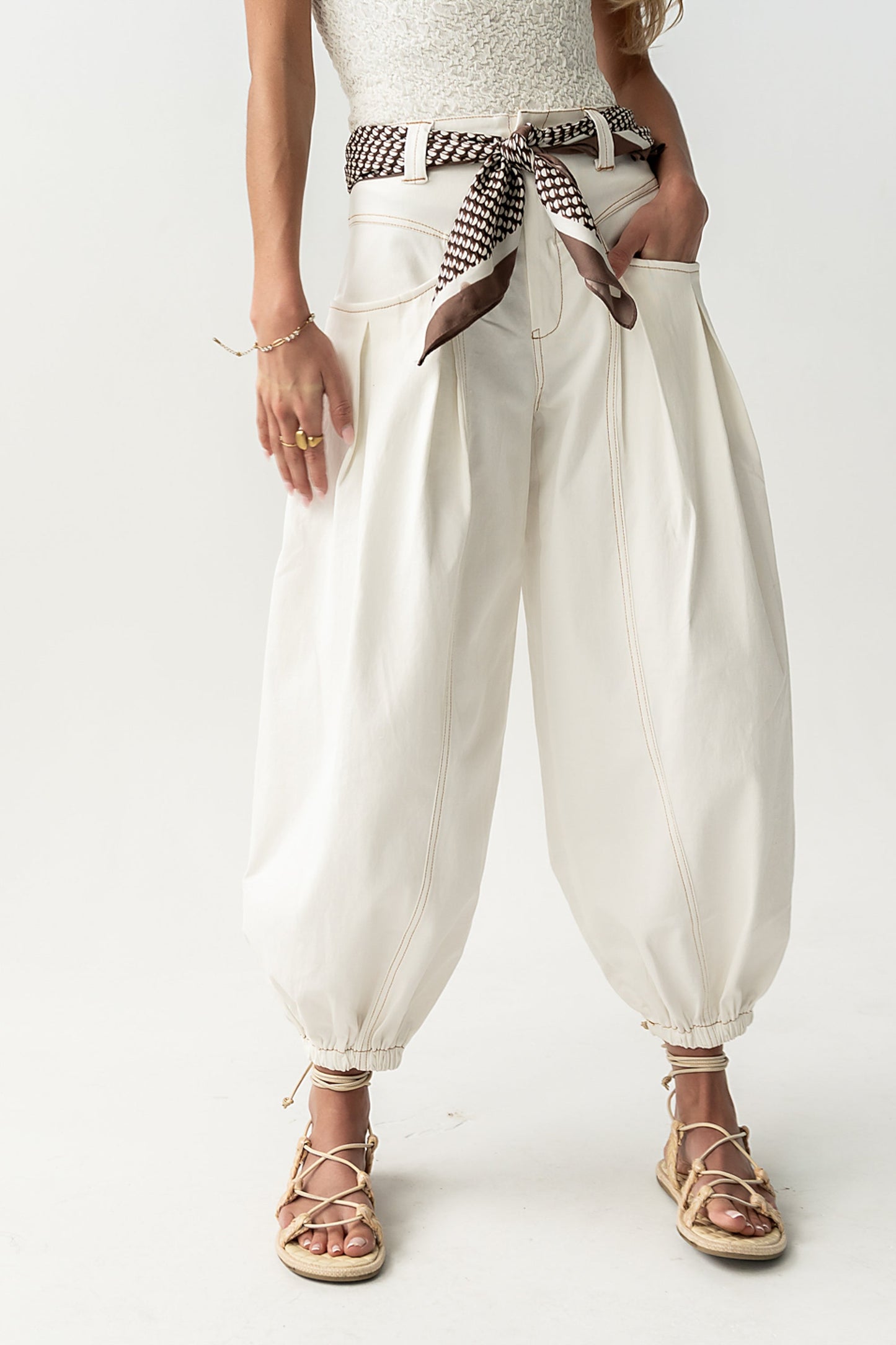 Correy Pants in Off White