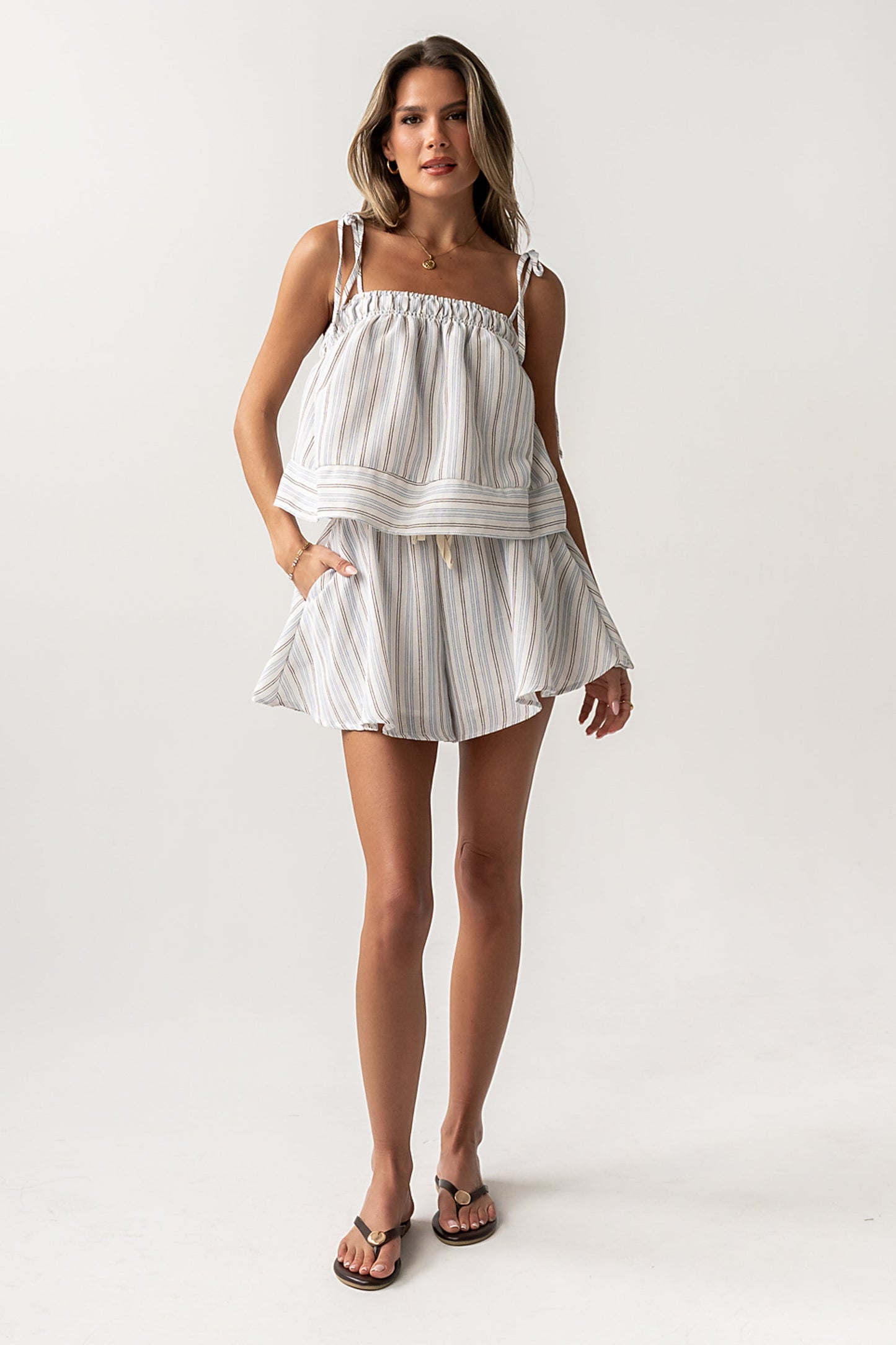 Harlie Striped Shorts