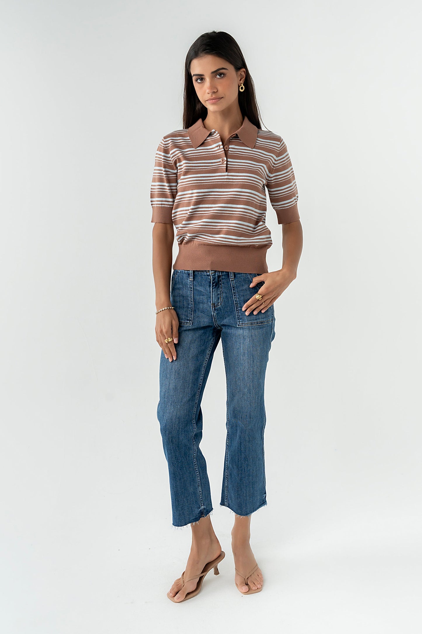 Eileen Cropped Straight Leg Jeans